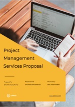 Project Management Proposal Template - Cover Page