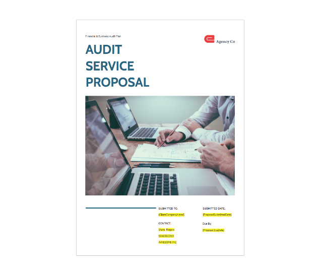 Audit Service Proposal Template Fresh Proposals