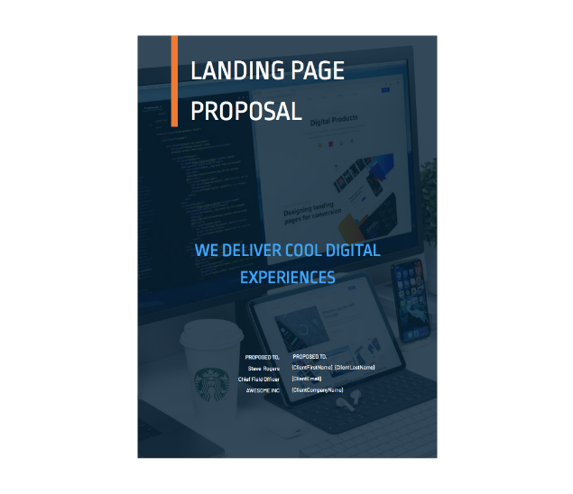 Fresh Proposals - Landing Page Design Proposal Template