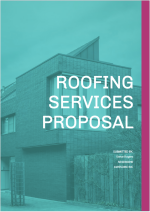 Roofing Proposal - Cover Page