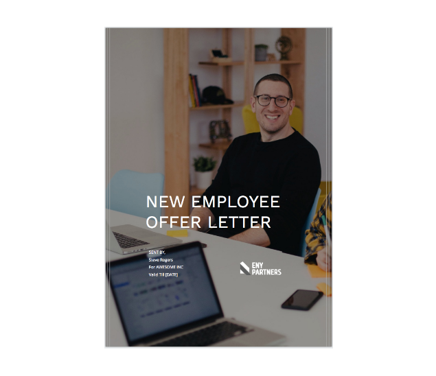 Fresh Proposals - Employee Offer Letter template