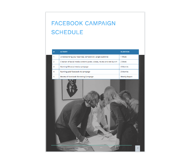 Facebook Ads Proposal Templates