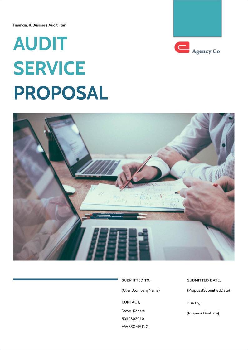 Audit proposal template