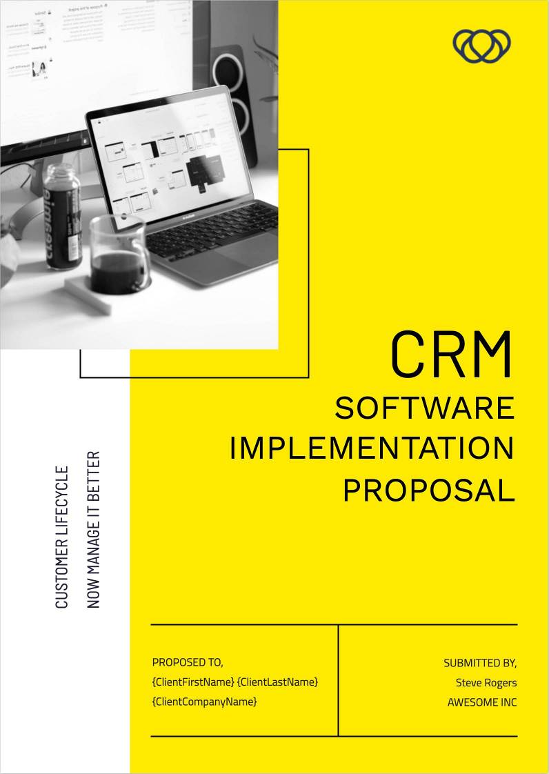 CRM implementation proposal template