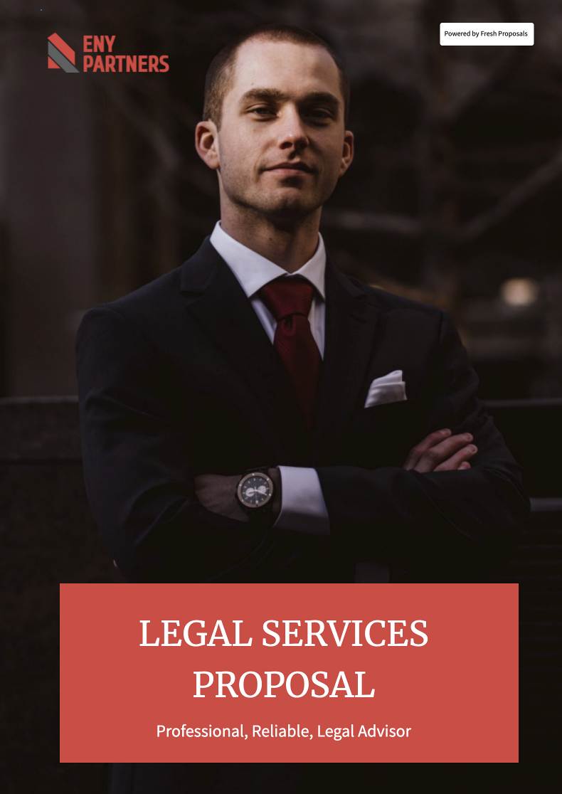 Legal service proposal template
