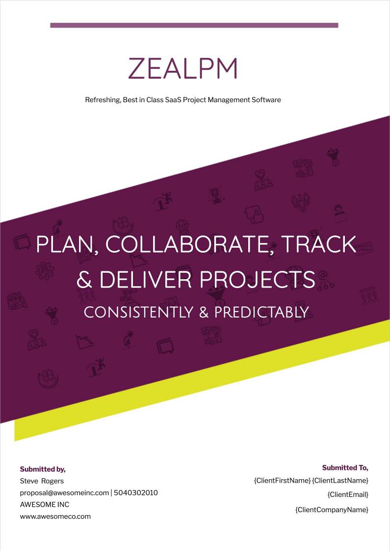 SaaS proposal template