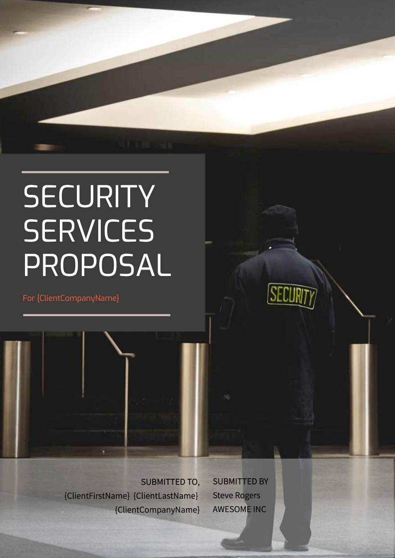 security proposal presentation pdf