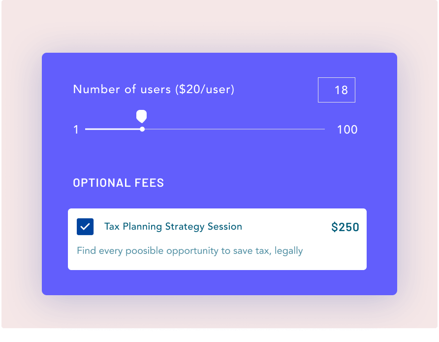 Lead Generation Preparation Tiered Pricing - Multiplier Slider | Fresh Proposals