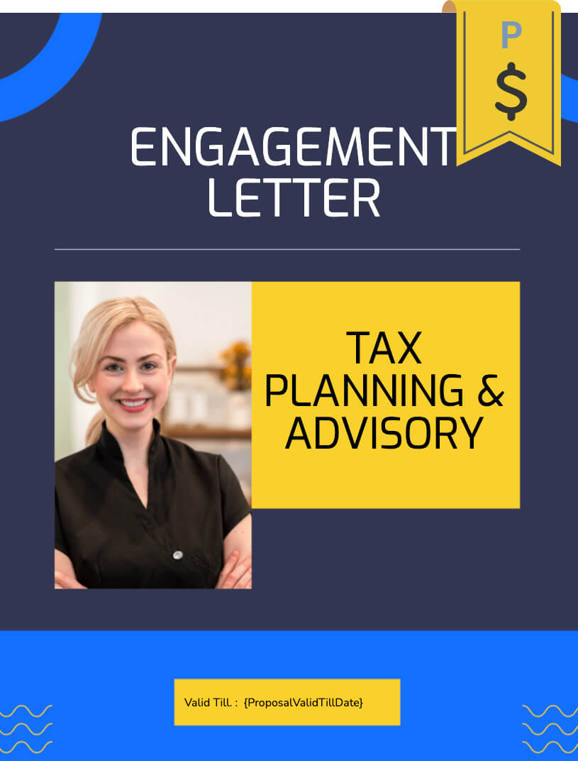 tax planning and advisory letter template