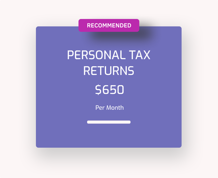 Tax Return Services Pricing Tiered Pricing Fresh Proposals