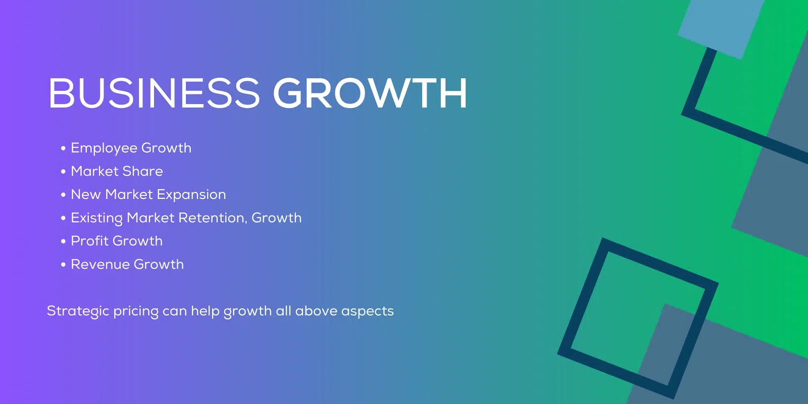 Business Growth - Tiered Pricing Strategy