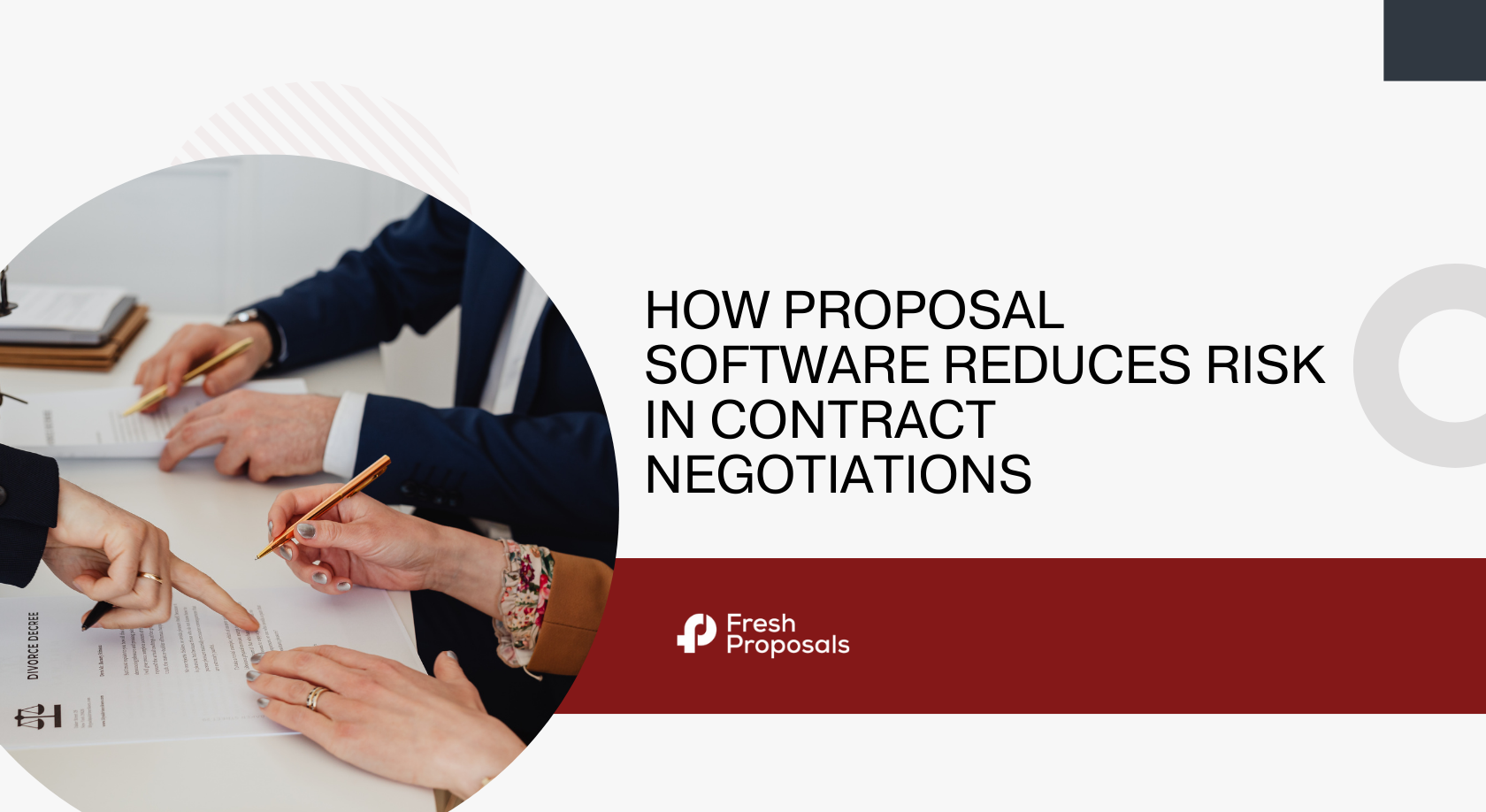 Risk in contract negotiations Risk in contract negotiations