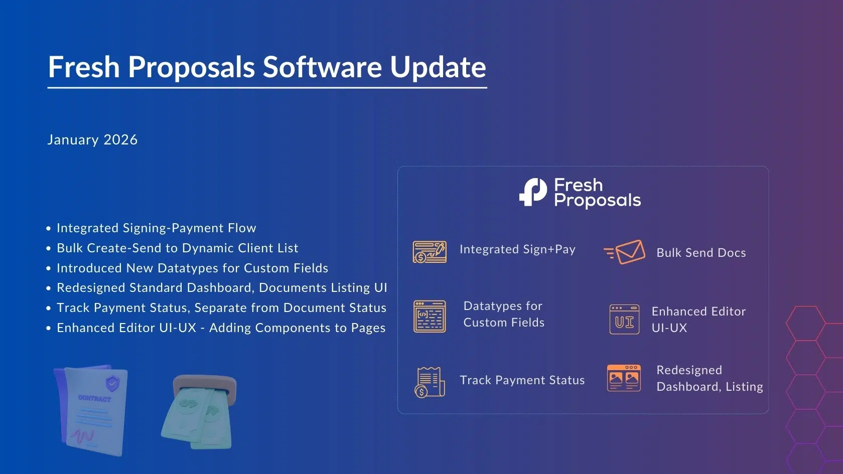 Fresh Proposal Software Update: January 2026